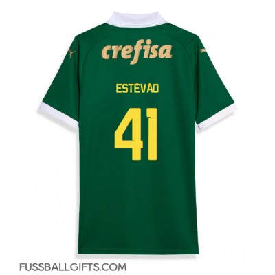 Palmeiras Estevao Willian #41 Fußballbekleidung Heimtrikot 2024-25 Kurzarm Palmeiras Estevao Willian #41 Fußballbekleidung Heimtrikot 2024-25 Kurzarm